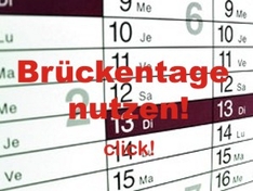 Übersicht Brückentage 2015