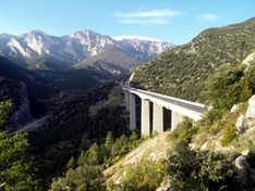 Motorrad-Strecken in den katalanischen Pyrenäen